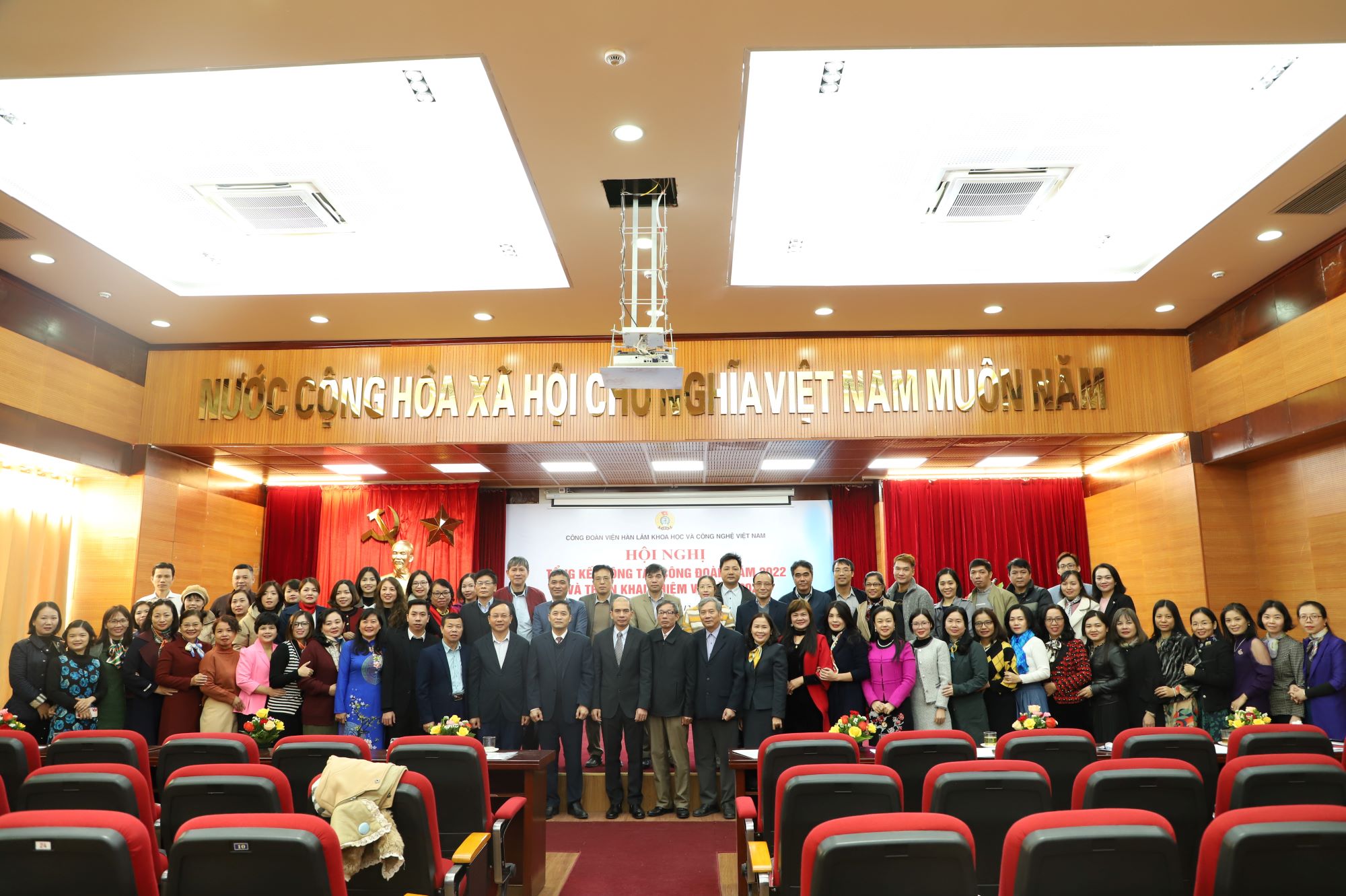 Công đoàn Viện Hàn lâm Khoa học và Công nghệ Việt Nam tổng kết công tác năm 2022 và triển khai nhiệm vụ năm 2023