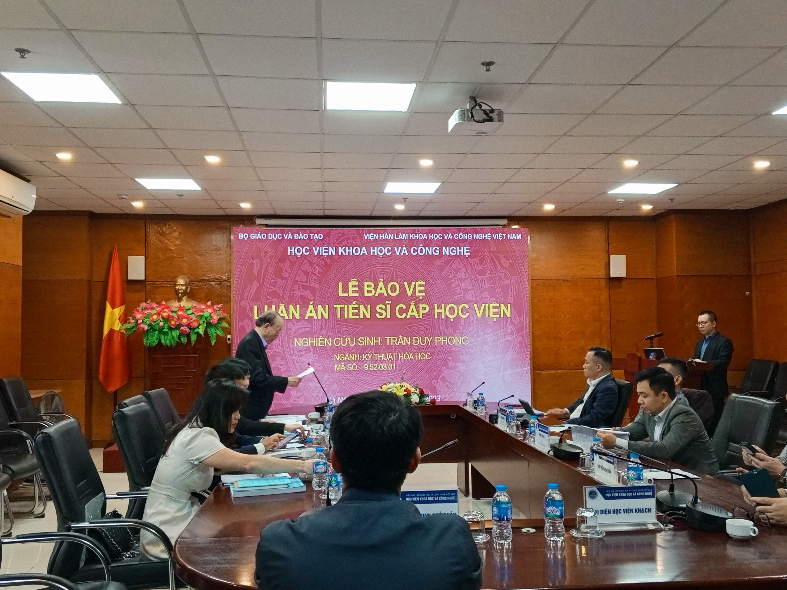 Lễ bảo vệ luận án Tiến sĩ cấp Học viện của nghiên cứu sinh Trần Duy Phong
