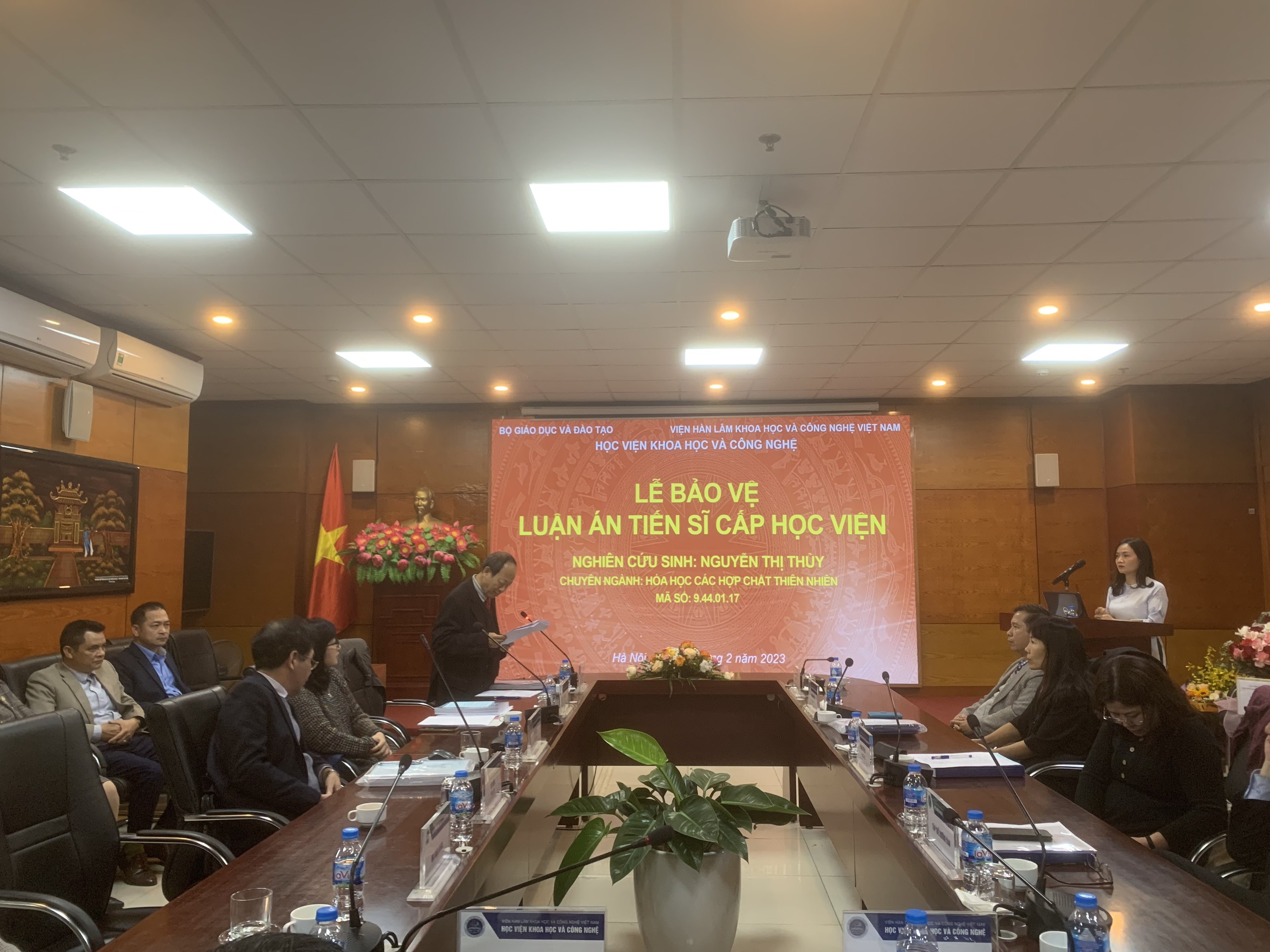 Lễ bảo vệ luận án Tiến sĩ cấp Học viện của nghiên cứu sinh Nguyễn Thị Thủy