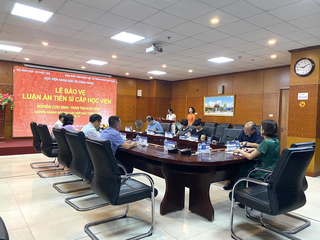 Lễ bảo vệ luận án Tiến sĩ cấp Học viện của nghiên cứu sinh Trần Thị Hoài Vân