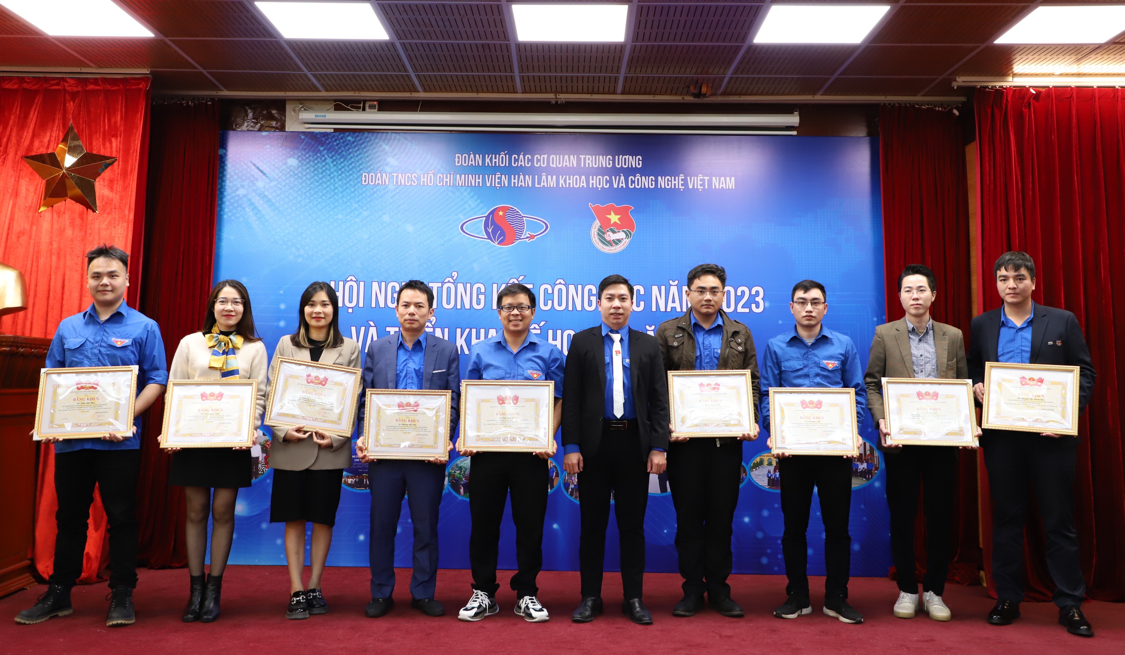 Đoàn Thanh niên Viện Hàn lâm Khoa học và Công nghệ Việt Nam tổng kết công tác năm 2023 và triển khai kế hoạch năm 2024