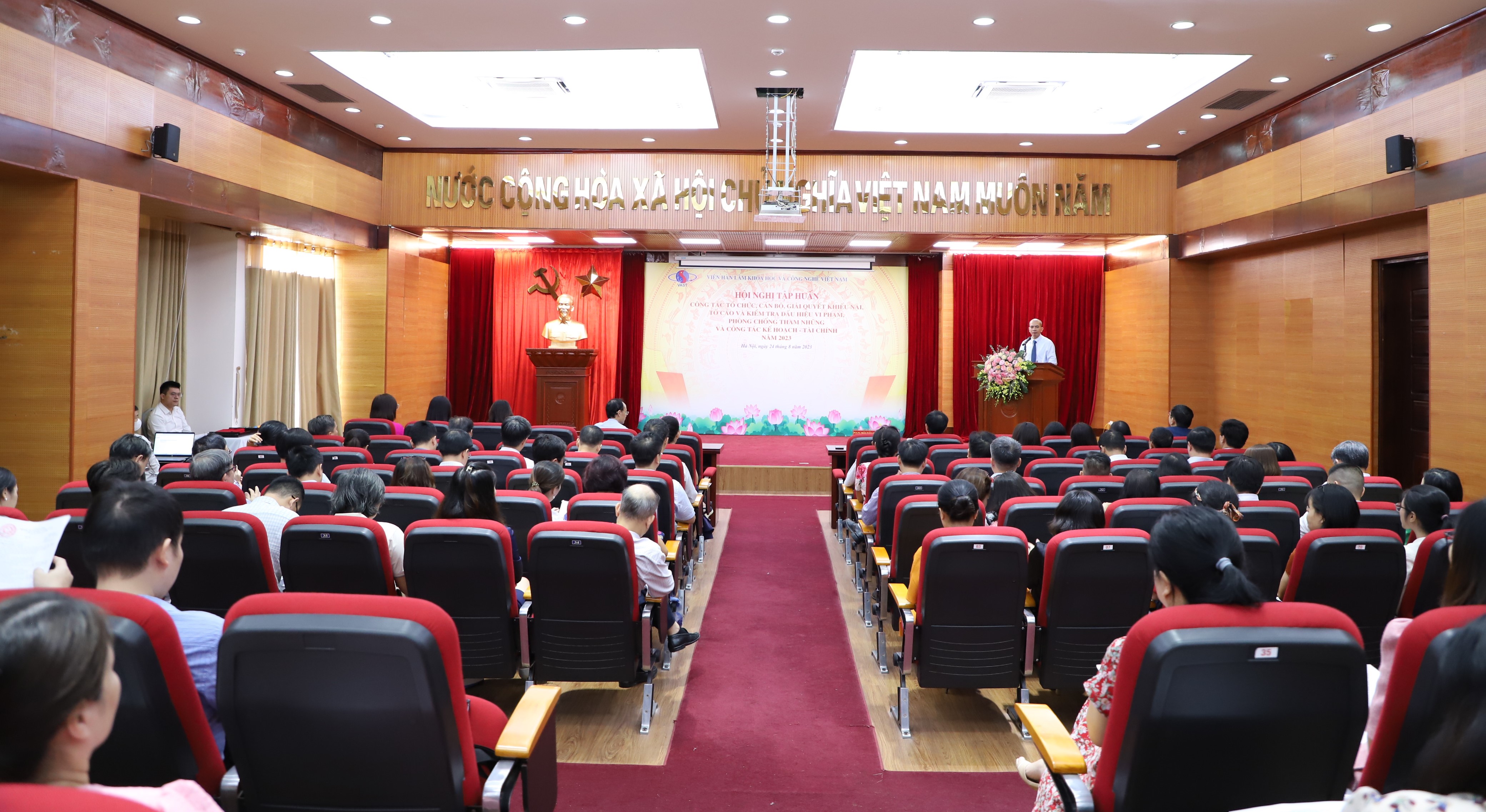 Hội nghị tập huấn năm 2023 của Viện Hàn lâm Khoa học và Công nghệ Việt Nam