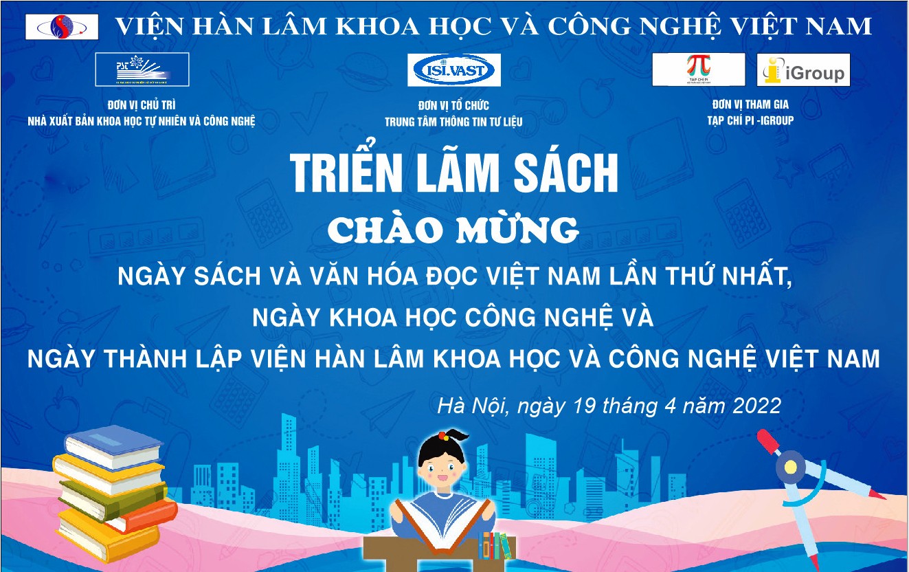 Thông báo về việc tổ chức Triển lãm sách tại Viện Hàn lâm Khoa học và Công nghệ Việt Nam